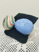 Carica l'immagine nel visualizzatore di Gallery, Bracciale vetro DUO Celeste