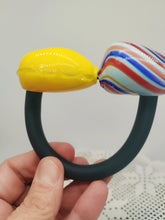 Carica l'immagine nel visualizzatore di Gallery, Bracciale vetro DUO Giallo