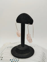 将图片加载到图库查看器，Orecchini vetro QUADRO Rosa chiaro