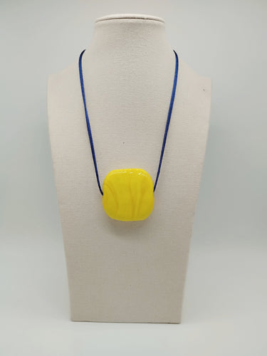 Collana vetro Sasso Giallo
