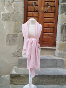 Sciarpa Cashmere PALE PINK lo