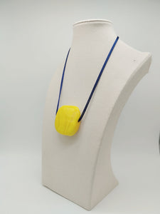 Collana vetro Sasso Giallo