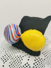 Carica l'immagine nel visualizzatore di Gallery, Bracciale vetro DUO Giallo