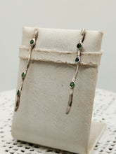 Carica l'immagine nel visualizzatore di Gallery, Orecchini argento e Cromo Diopside  AEQUOREA