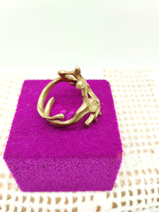 Anello bronzo PIZZO misura 21