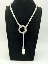 Charger l&#39;image dans la galerie, Collana argento e perla MONOC BIG WHITE