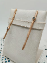 将图片加载到图库查看器，Orecchini bronzo, Topazio celeste AEQUOREA