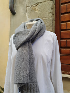 Sciarpa Merino e Cashmere GRIGIO