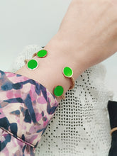 Charger l'image dans la galerie, Bracciale Open VERDE SCURO
