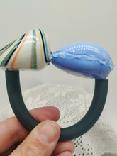 Carica l'immagine nel visualizzatore di Gallery, Bracciale vetro DUO Celeste