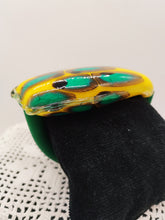 Charger l'image dans la galerie, Bracciale vetro STONE GIALLO VERDE