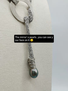 Collana argento e perla MONOC TAHITI
