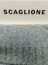 Carica l&#39;immagine nel visualizzatore di Gallery, Sciarpa Merino e Cashmere GRIGIO