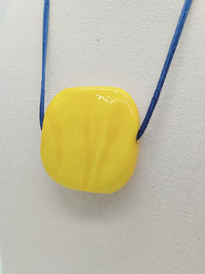 Collana vetro Sasso Giallo