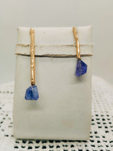 Carica l'immagine nel visualizzatore di Gallery, Orecchini ASIMMETRICI Tanzanite