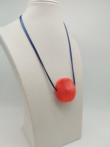 Collana vetro Sasso Orange