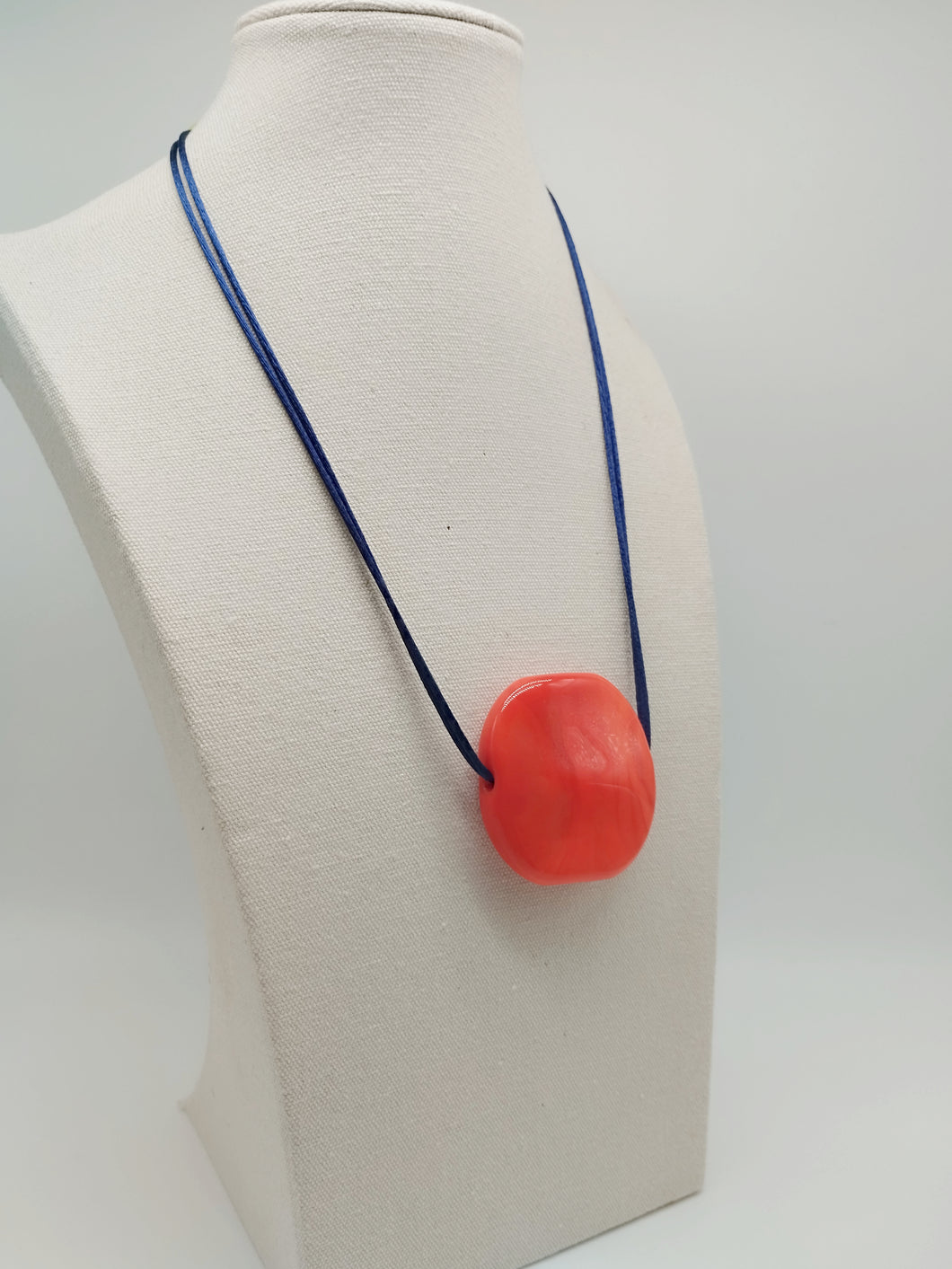 Collana vetro Sasso Orange