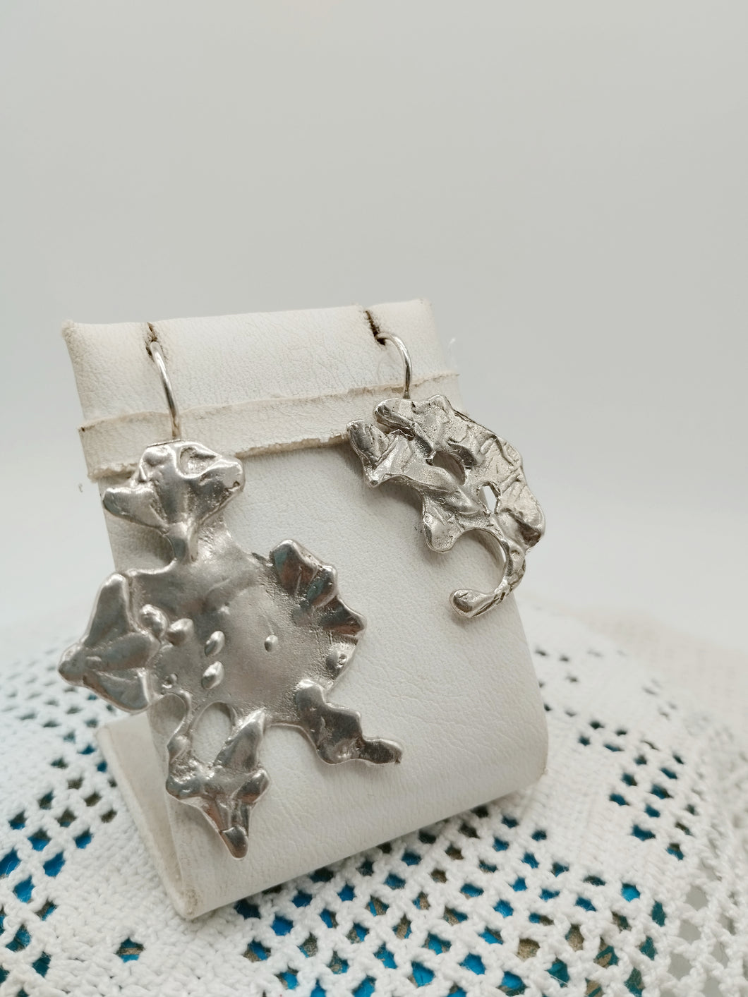 Orecchini silver FOGLIA