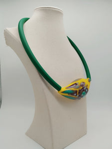Collana vetro GLIMMER Giallo