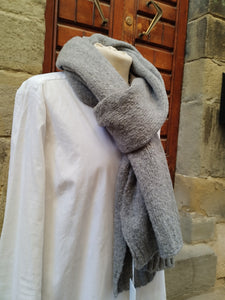 Sciarpa Merino e Cashmere GRIGIO