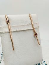将图片加载到图库查看器，Orecchini bronzo, Granato AEQUOREA