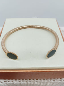 Bracciale bronzo e smalto NERO