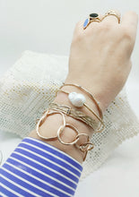 Carica l'immagine nel visualizzatore di Gallery, Bracciale Maglie e Perla