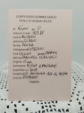 将图片加载到图库查看器，Or argento e perla ARIANNA 14X14