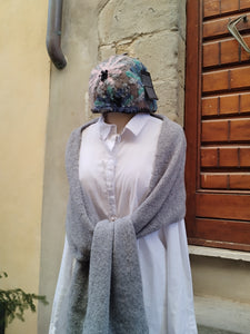 Sciarpa Merino e Cashmere GRIGIO