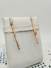 将图片加载到图库查看器，Orecchini bronzo, Tormalina Rosa AEQUOREA