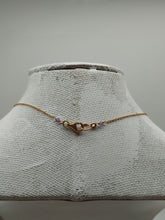 将图片加载到图库查看器，Collana gold p. pietre CASCATA