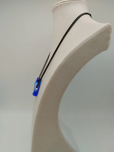 Collana vetro QUADRO Celeste