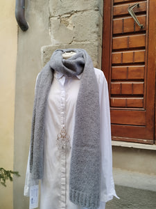 Sciarpa Merino e Cashmere GRIGIO