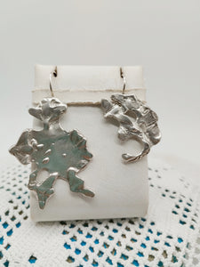 Orecchini silver FOGLIA