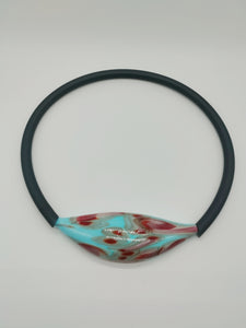 Collana vetro GLIMMER Celeste