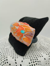 Carica l'immagine nel visualizzatore di Gallery, Bracciale vetro STONE VIOLA ARANCIO