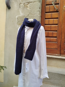 Sciarpa Merino e Cashmere BLU NAVY