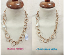 Carica l'immagine nel visualizzatore di Gallery, Collana bronzo Perla Barocca