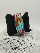 Charger l'image dans la galerie, Bracciale vetro STONE Celeste Bordeaux