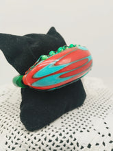 Carica l'immagine nel visualizzatore di Gallery, Bracciale vetro STONE RED Celeste