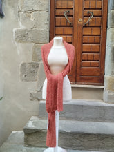 Carica l&#39;immagine nel visualizzatore di Gallery, Sciarpa Merino Alpaca. ORANGE