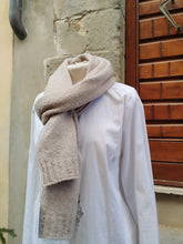 Carica l&#39;immagine nel visualizzatore di Gallery, Sciarpa Merino e Cashmere BEIGE