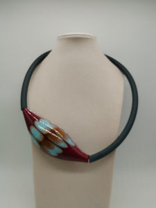 Collana vetro GLIMMER Prugna