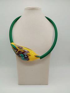 Collana vetro GLIMMER Giallo
