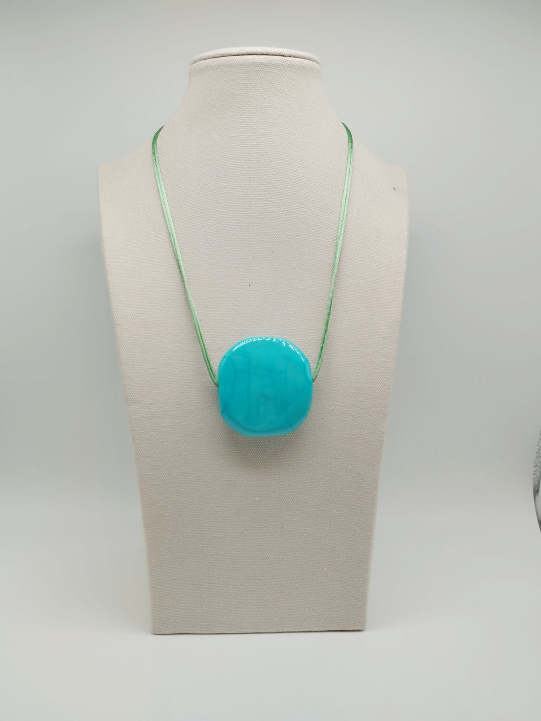Collana vetro Sasso Celeste