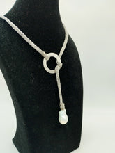 Charger l&#39;image dans la galerie, Collana argento e perla MONOC BIG WHITE