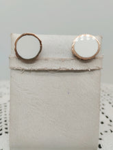 将图片加载到图库查看器，Orecchini smalto LOBO WHITE