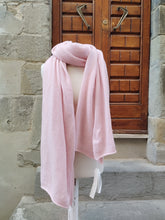 Carica l&#39;immagine nel visualizzatore di Gallery, Sciarpa Cashmere PALE PINK lo