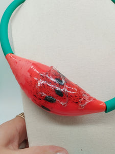 Collana vetro GLIMMER Orange