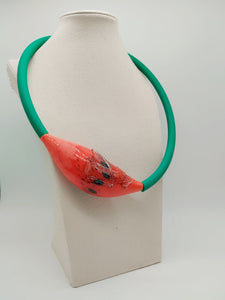 Collana vetro GLIMMER Orange